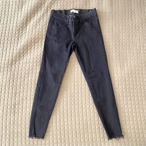 Rewind Black High Waisted Skinny Jeans